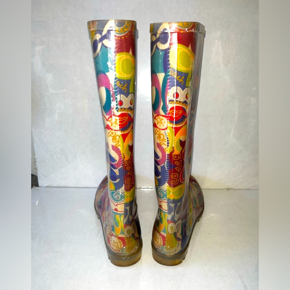 Coach Poppy Rain Boots ☔️ - Picture 3 of 5